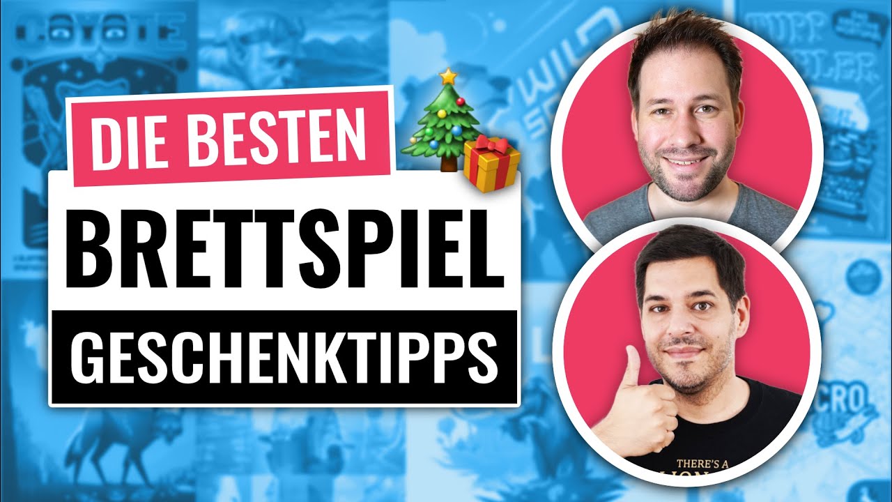 Top Brettspiel Geschenktipps zu Weihnachten 🎁 [Familienspiele]