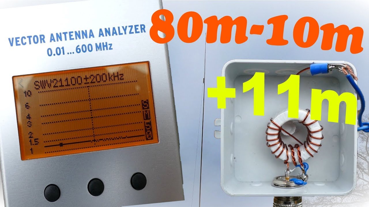 #02 PD7MAA end fed Antenne Analyzertest +Einstellung 