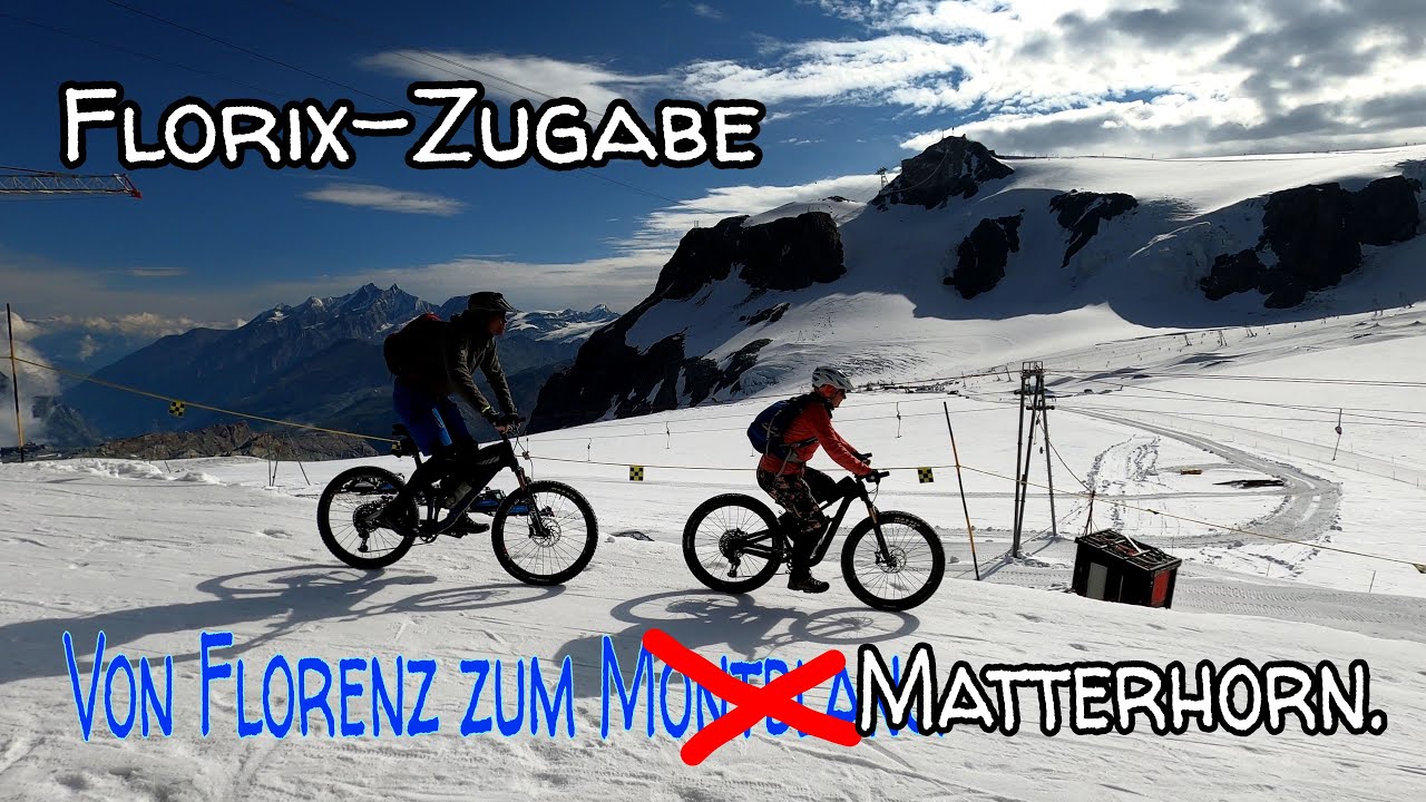 Mit dem MTB von Florenz zum Montblanc: Wir fahren weiter zum Matterhorn (Florix-6)
