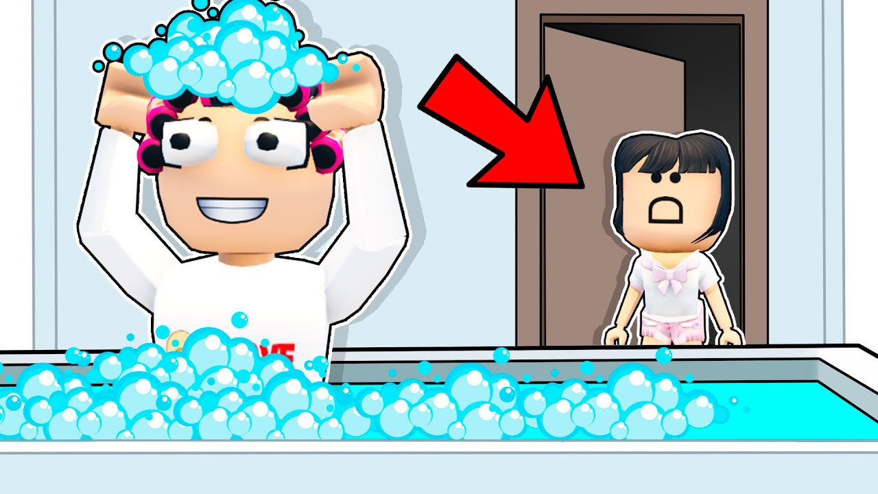 MI BEBÉ ESPIA A GENTE EN ROBLOX!! (no debió hacer eso...)