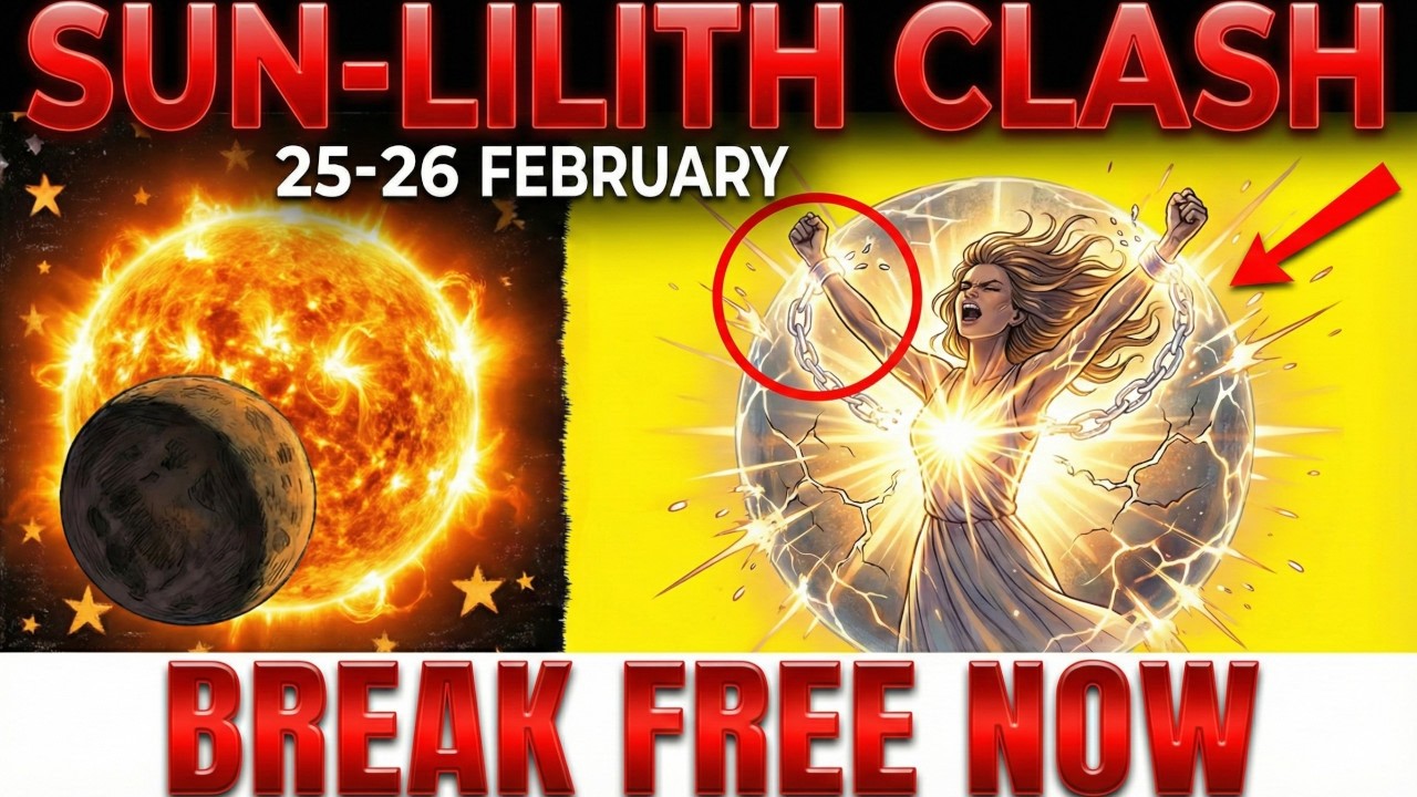 Sun-Lilith Clash Exposes Your Hidden Power - 3 Signs About to Break FREE (Feb 25)