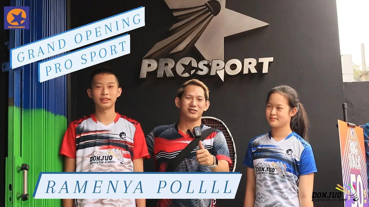 GRAND OPENING || PRO SPORT CILEDUG || RAMENYA POLLLLL