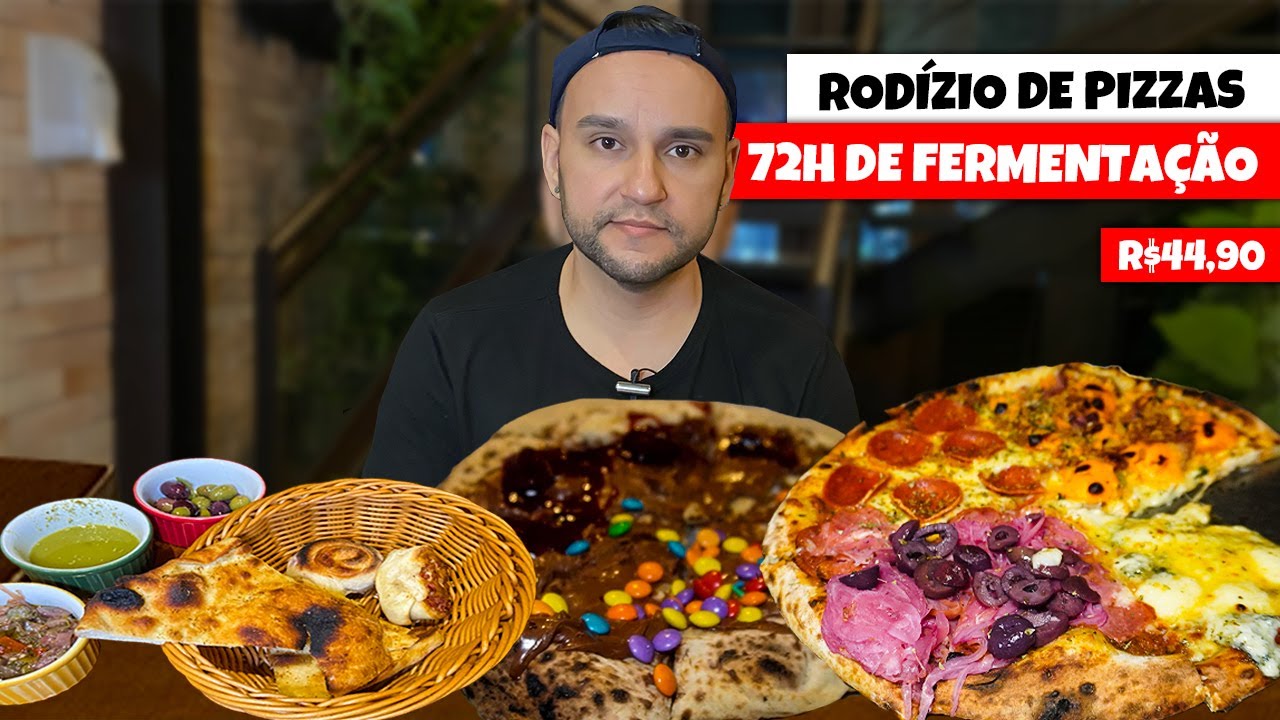 RODIZIO DE PIZZA DE LONGA FERMENTAÇÃO POR R$44,90 A VONTADE - MAIS PIZZINHA