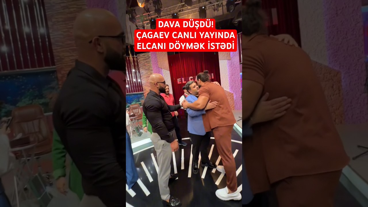 DAVA D&Uuml;ŞD&Uuml;! &Ccedil;AGAEV CANLI YAYINDA ELCANI AZ QALSIN D&Ouml;YƏCƏKDİ! | #shorts
