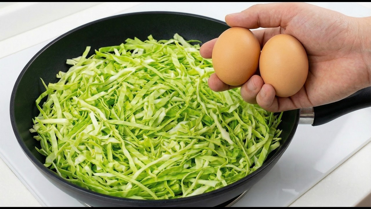 Dieses Kohlrezept ist besser als Fleisch! Ein einfaches und leichtes Rezept mit Kohl und Eiern.