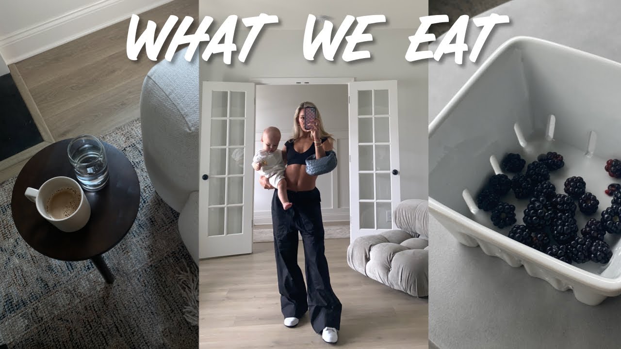 Food Vlog: current go to meals and what my 1 year old eats in a day!