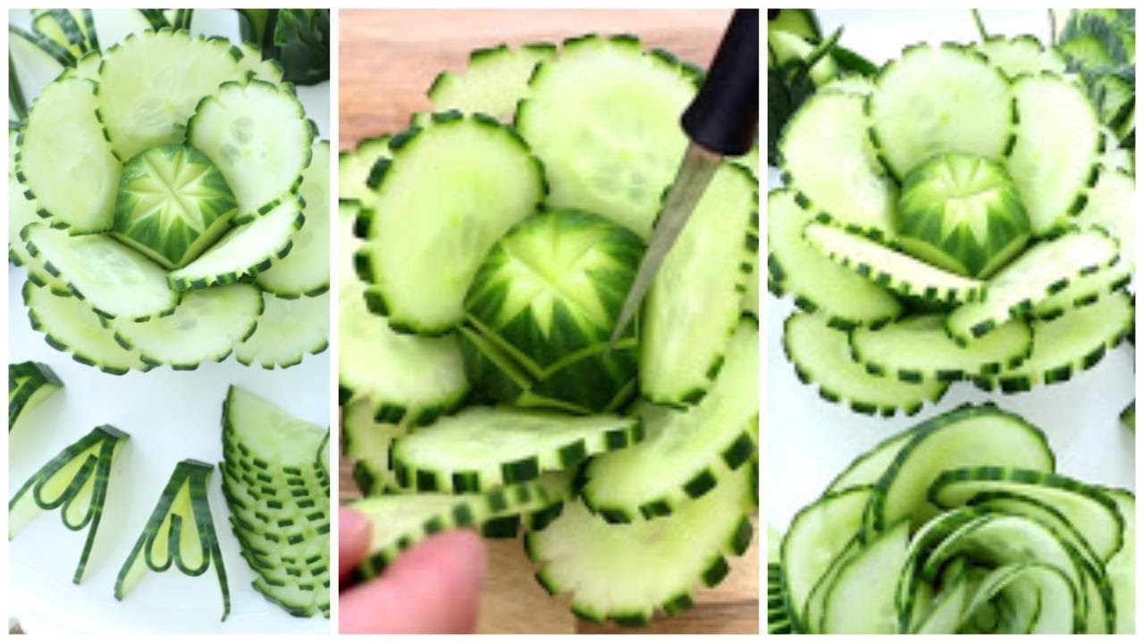 Garnish mentimun anekaragam | untuk tumpeng