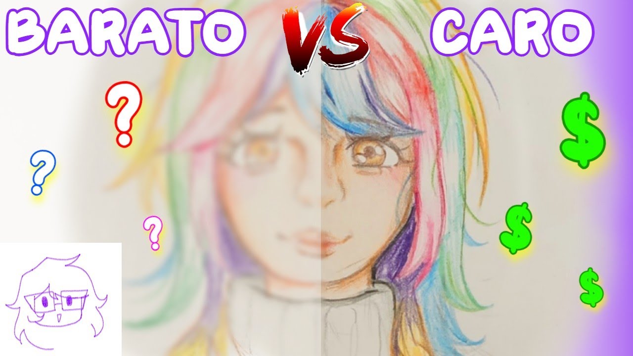 LÁPIS DE COR CARO VS BARATO