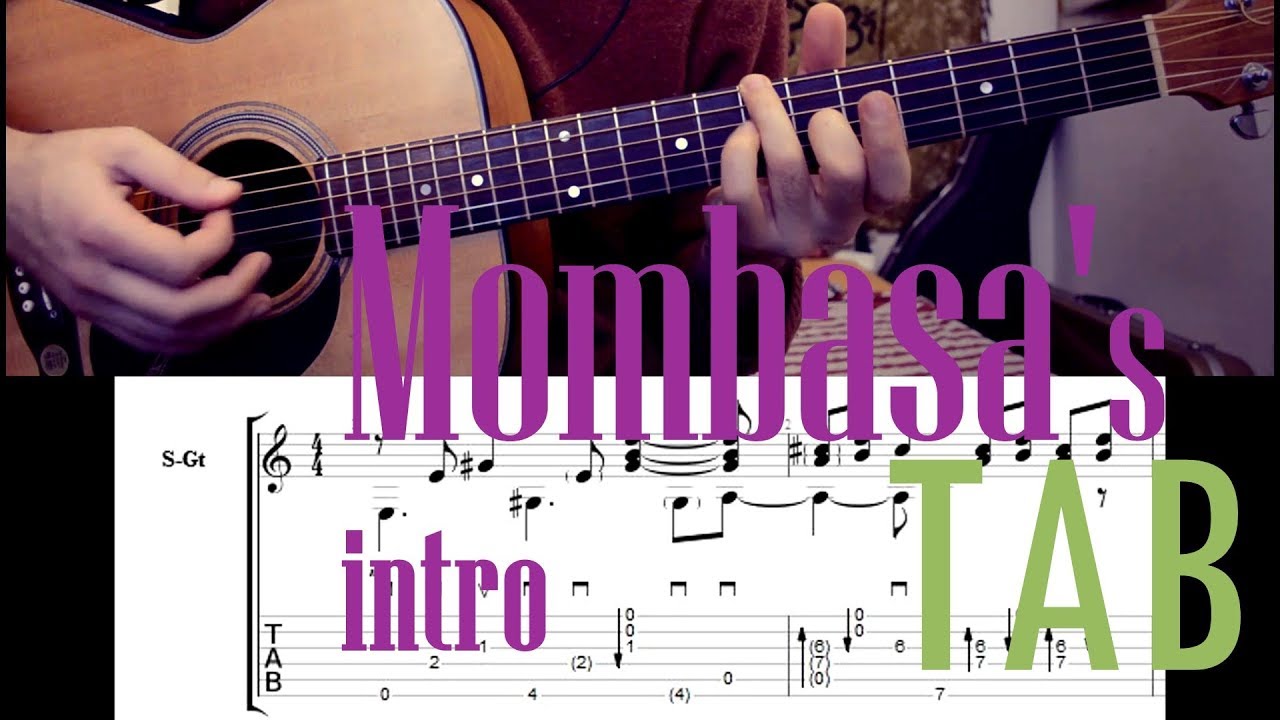 Mombasa - Tommy Emmanuel | TAB Lesson (Intro) 📑🎸