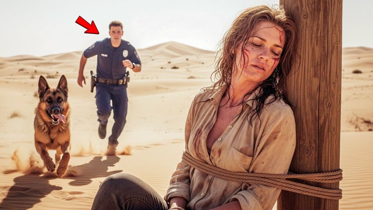 Bound in the Desert Heat, She Was Fading — Until an Officer & K9 Made a Miraculous Rescue