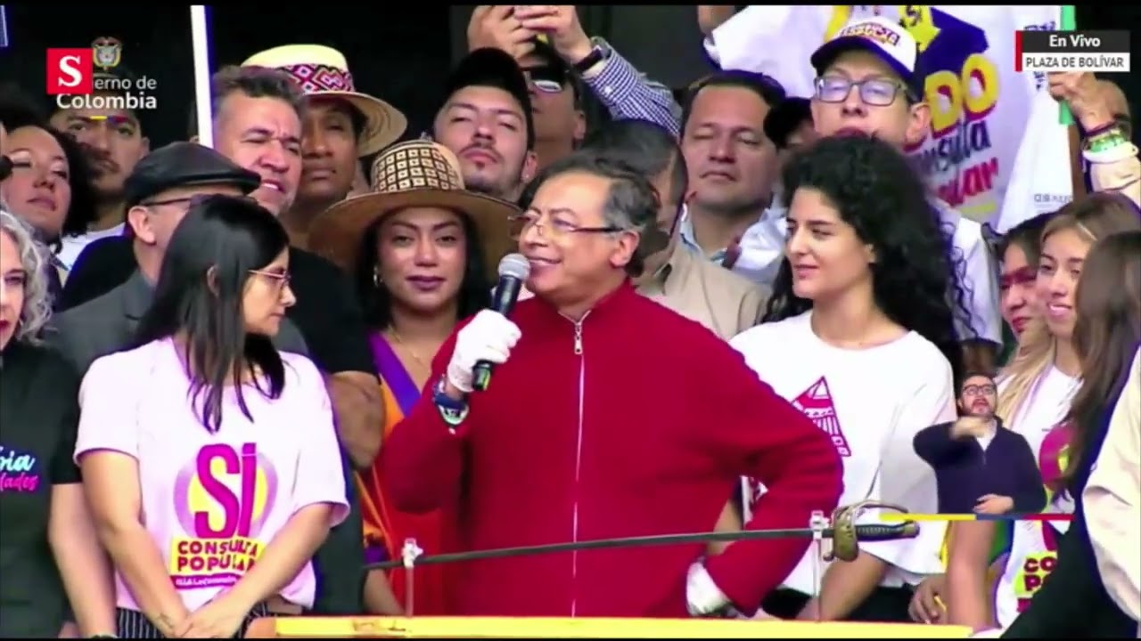 Petro radic&oacute; la consulta popular y arremeti&oacute; en su discurso contra congresistas