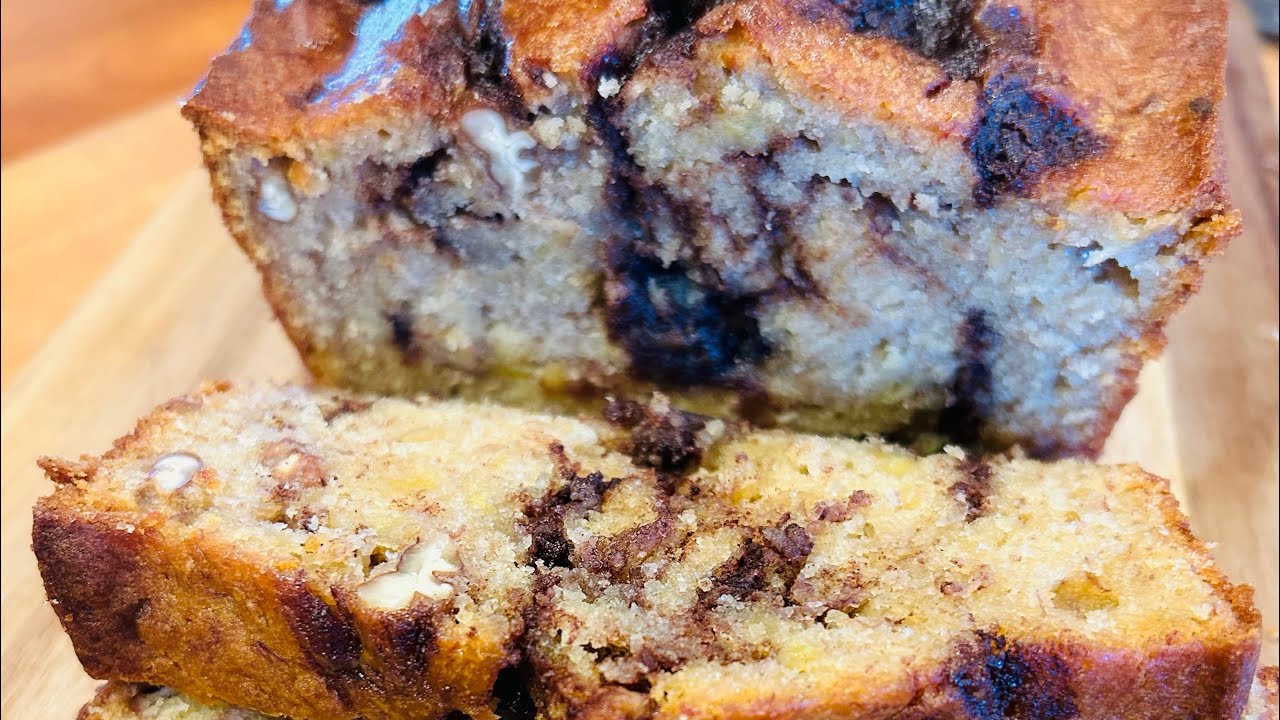 Banana Cinnamon Swirl Bread