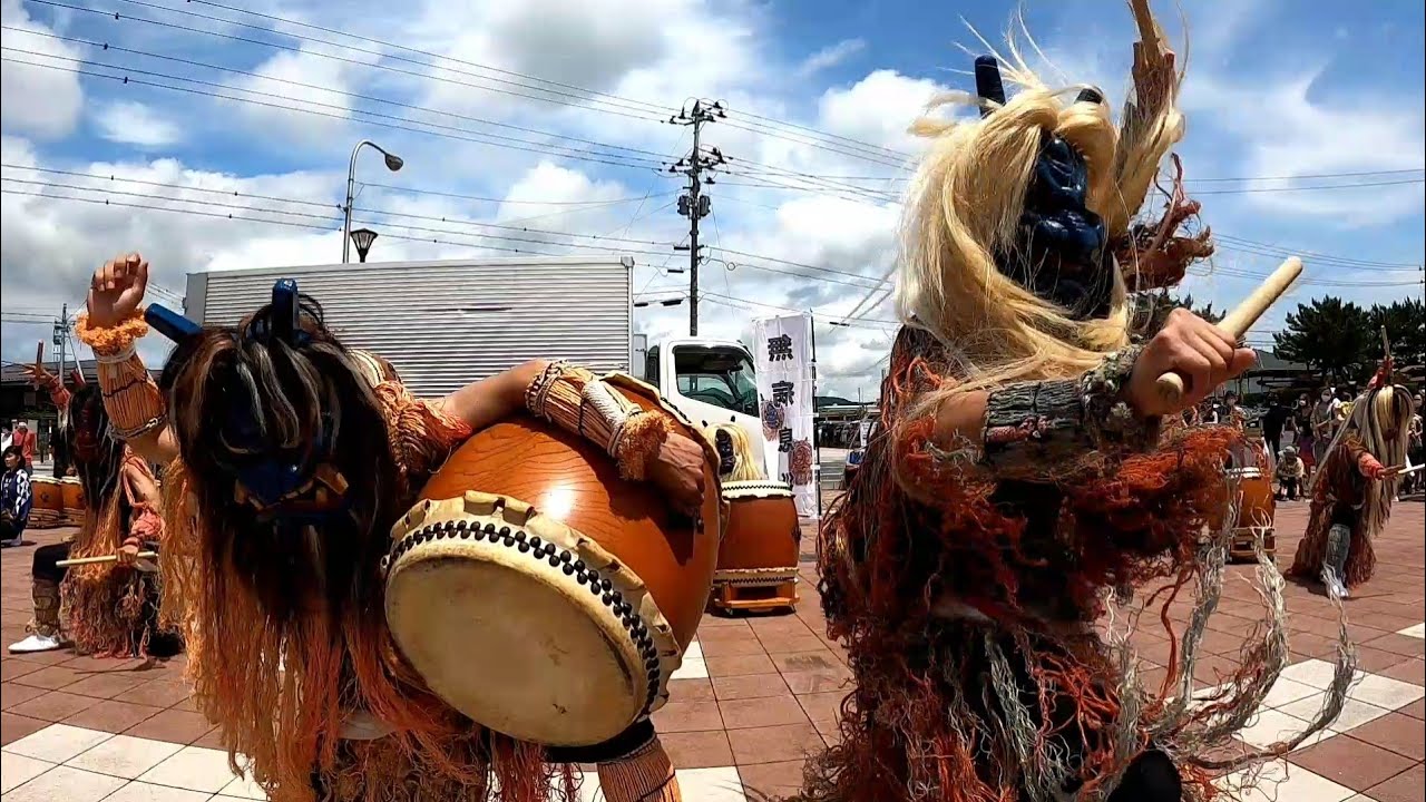 【秋田県男鹿市】体に響く力強さ！なまはげ太鼓     (男鹿海洋高校 郷土芸能部)