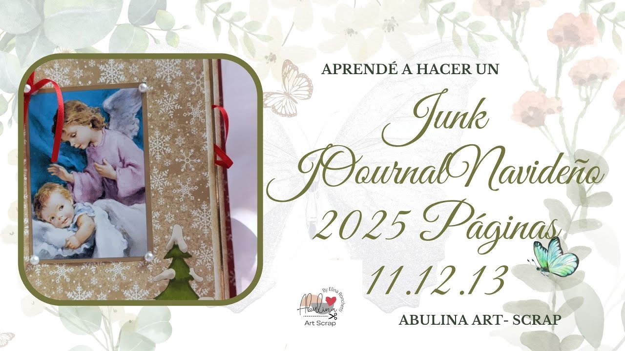 JUNK JOURNAL NAVIDEÑO PAGINAS 11 12 13