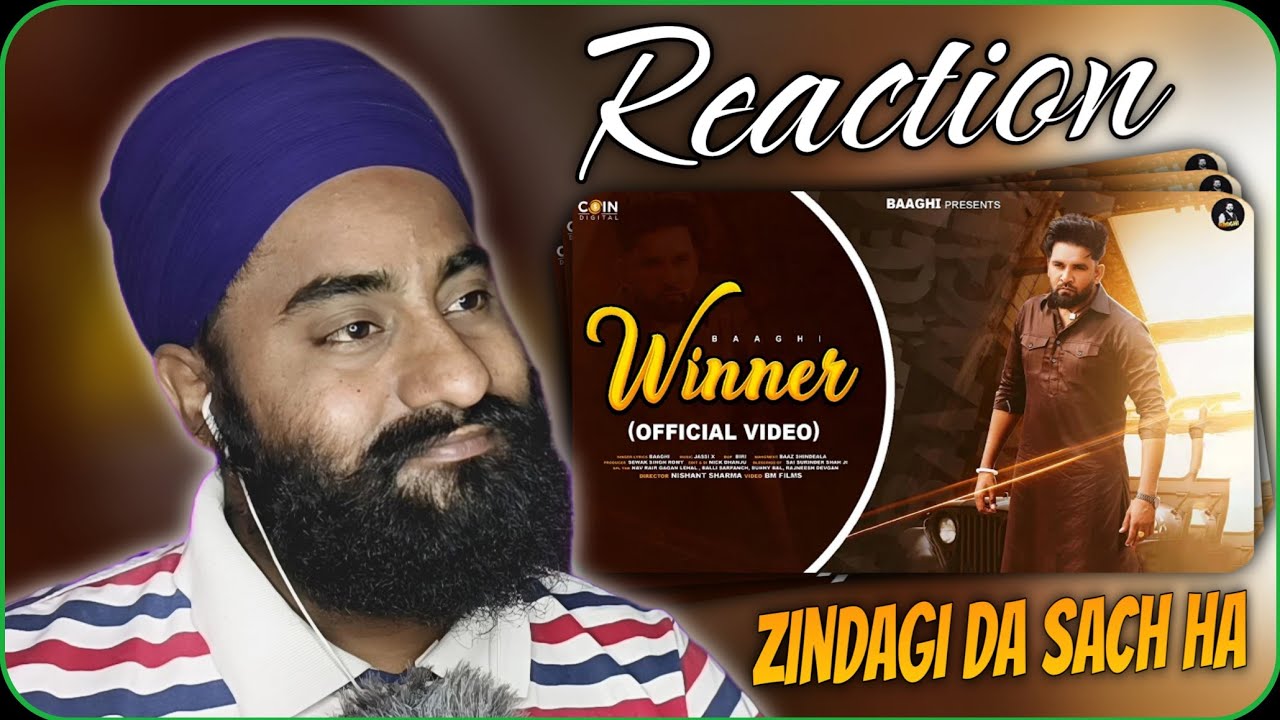 Reaction Winner (Official Video) Baaghi | Jassi X | Latest Punjabi Songs 2024