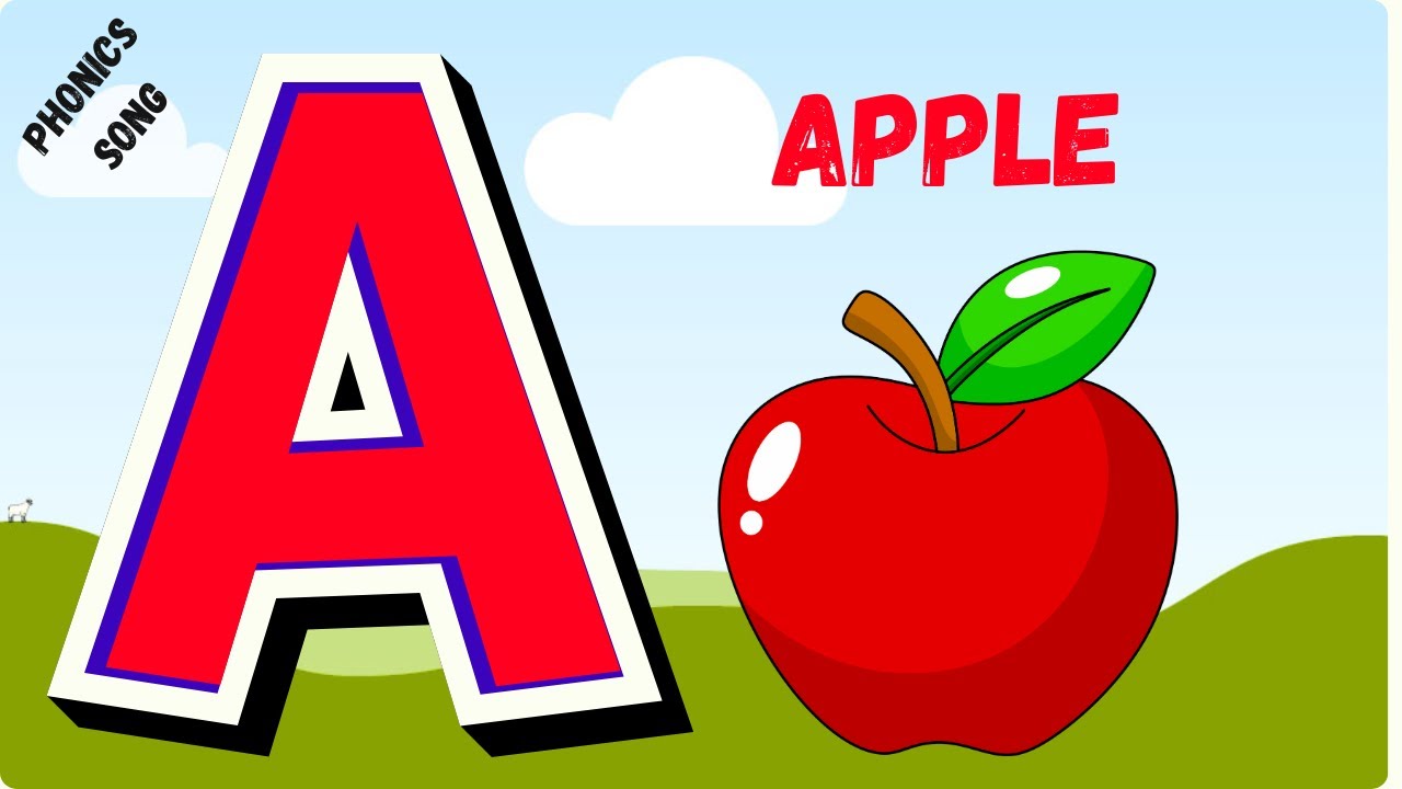 ABC Phonics Song for 2 Years Old Kids | ABC Rhymes Song | 🎵 ABCD Song | A for APPLE 🌈 Song