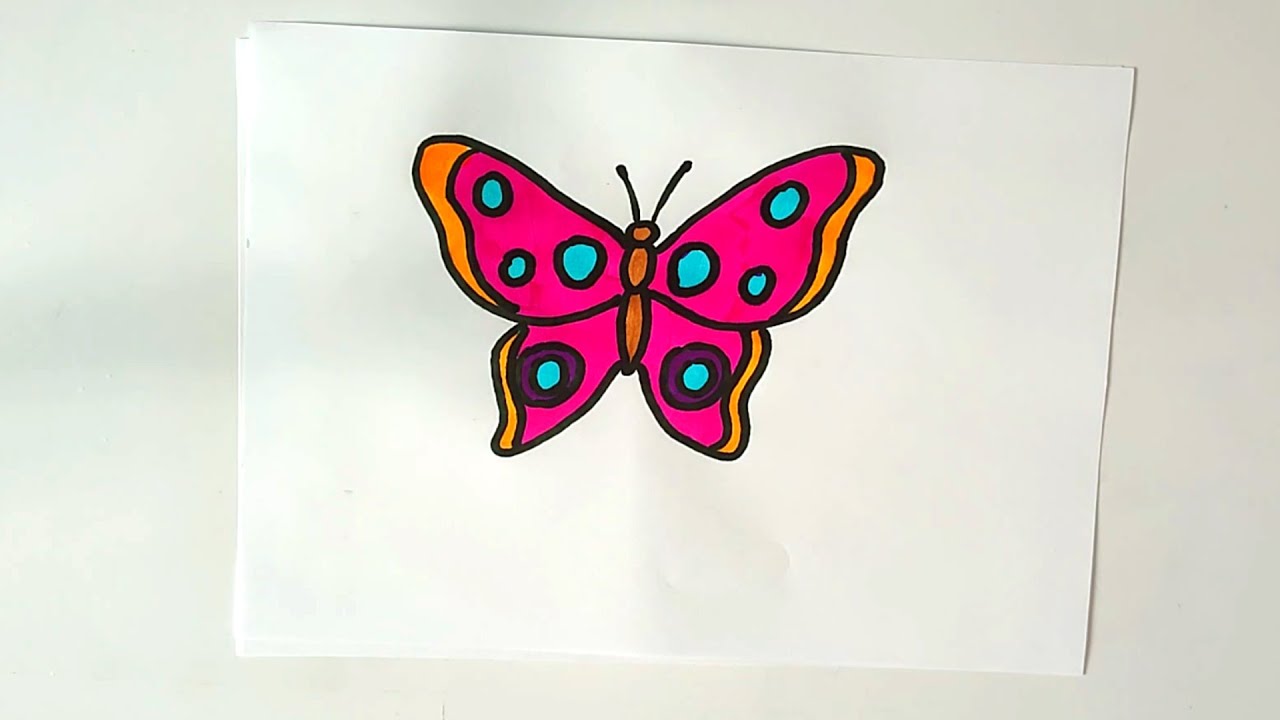 🦋✏️Drawing a Butterfly Step by Step 🦋✏️