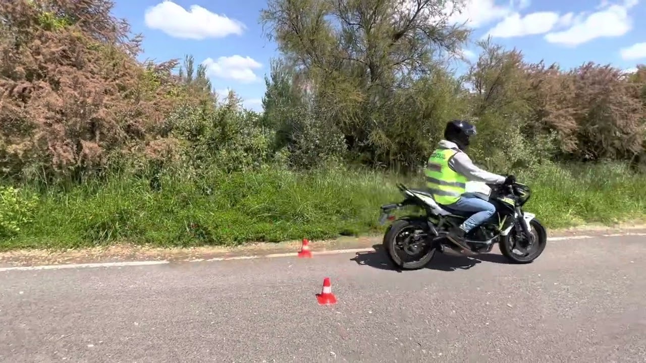 Permis moto A2 par Dylan en examen blanc