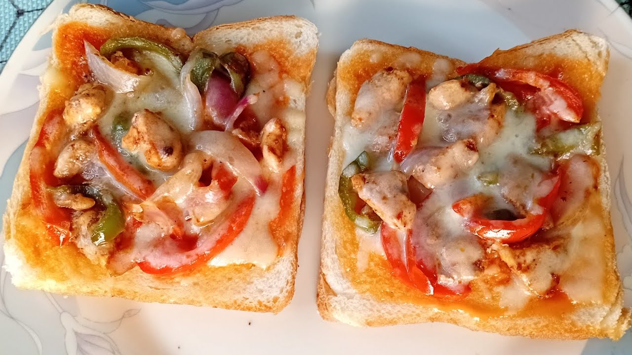 The EASIEST Ramzan Special Pizaa Sandwich Recipe, Bread Pizza Sandwich Recipe By Mix CookBook 