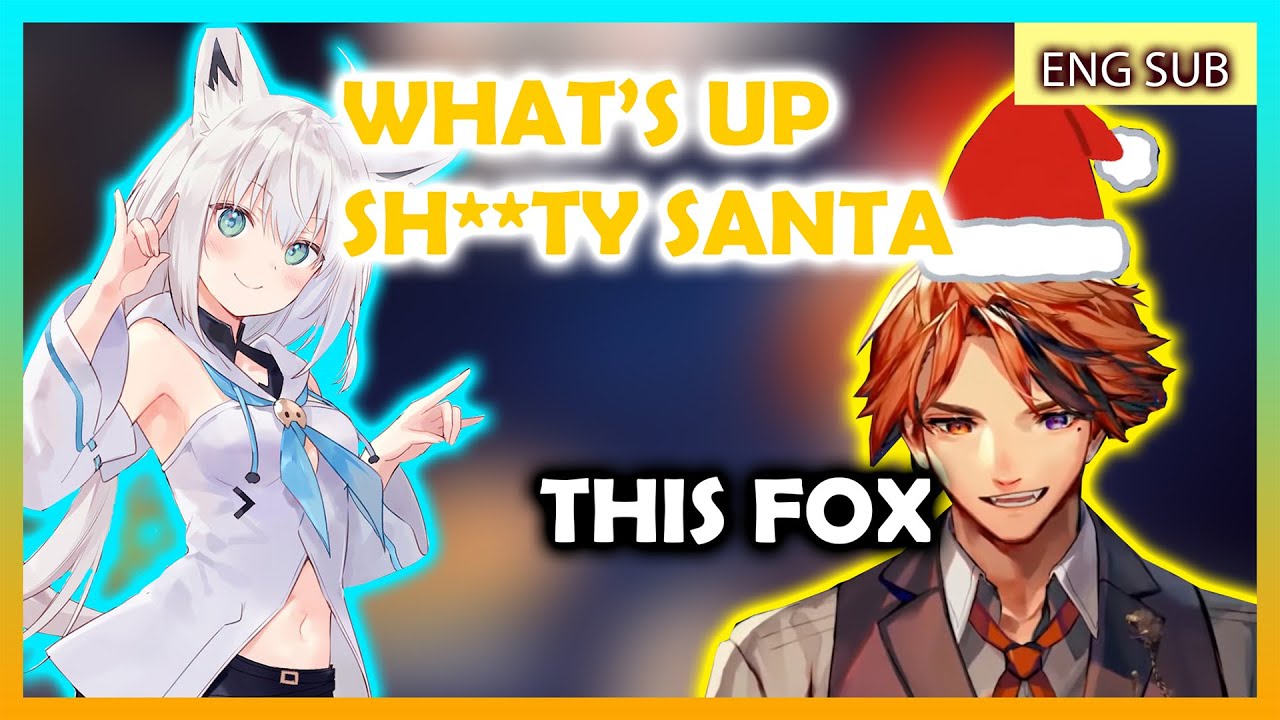 Fubuki Visited Yukoku Roberu Santa [ENG SUB/HOLOSTARS]