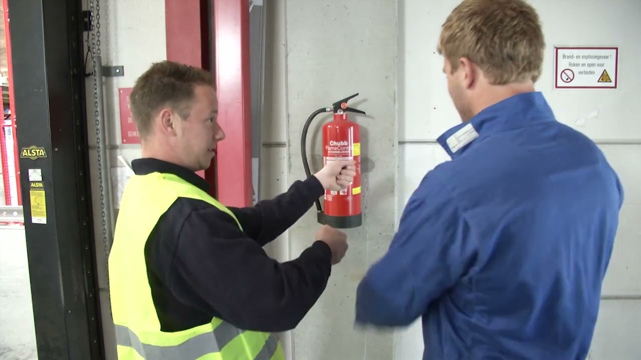 Instructievideo: Gebruik schuimblussers en brandblussers
