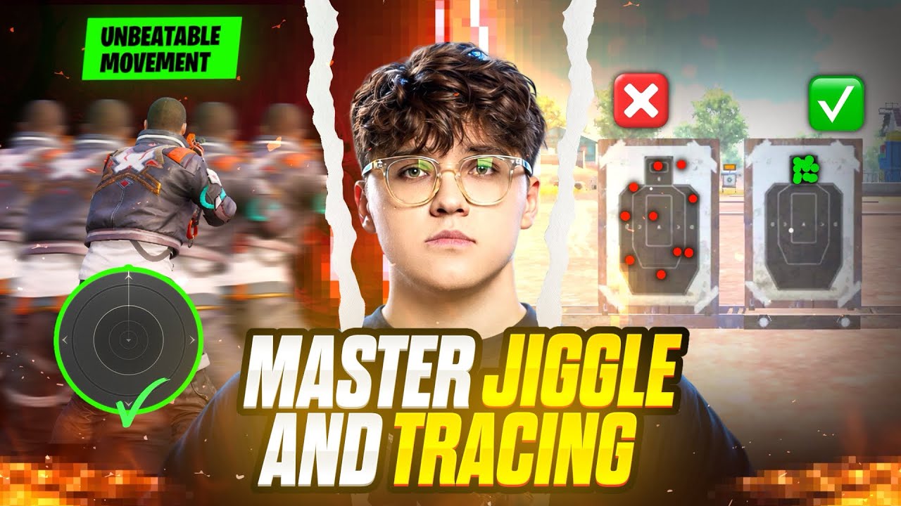 Master Premium JIGGLE & TRACING in Bgmi | 0.1% Knows 5 Teleportation Jiggle 💀