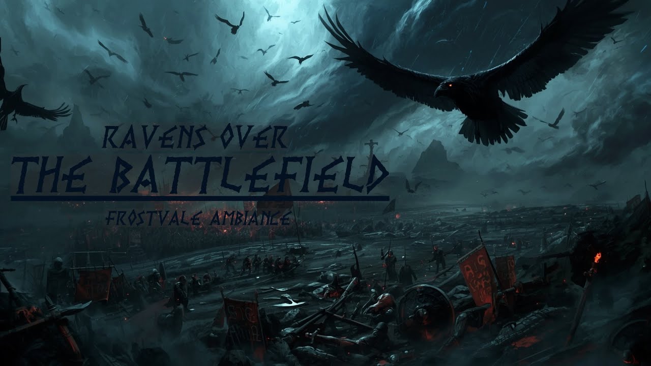 Ravens Over the Battlefield | Dark Viking War Ambience