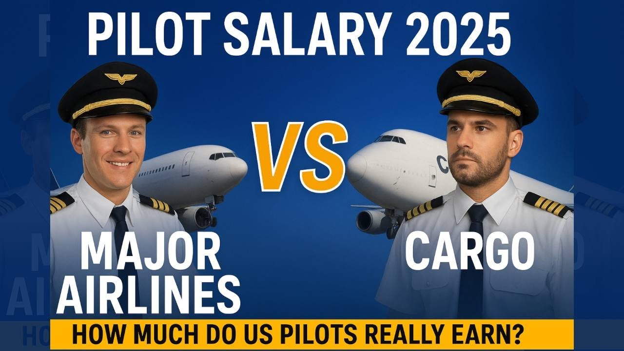 Pilot Salary 2025: Major Airlines vs Cargo &ndash; How Much Do US Pilots Really Earn? (Full Breakdown)
