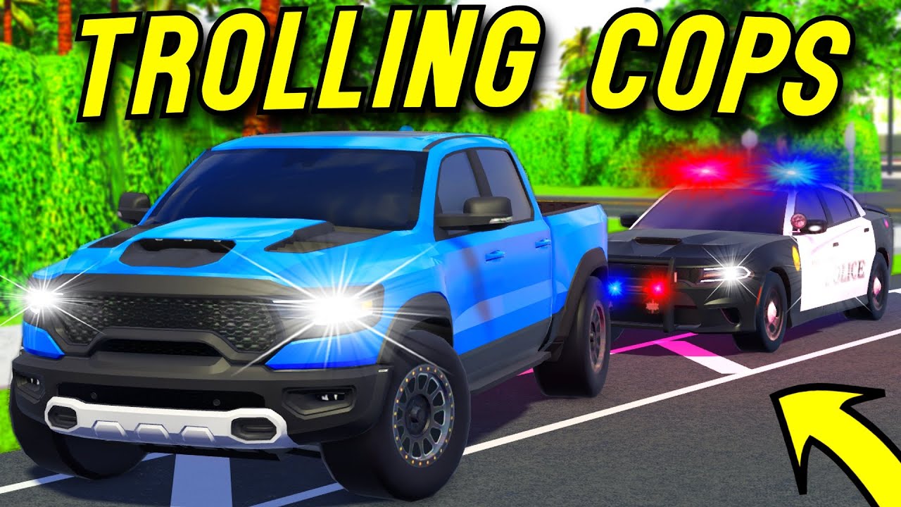Roblox Roleplay - TROLLING COPS WITH 1000HP RAM TRX!
