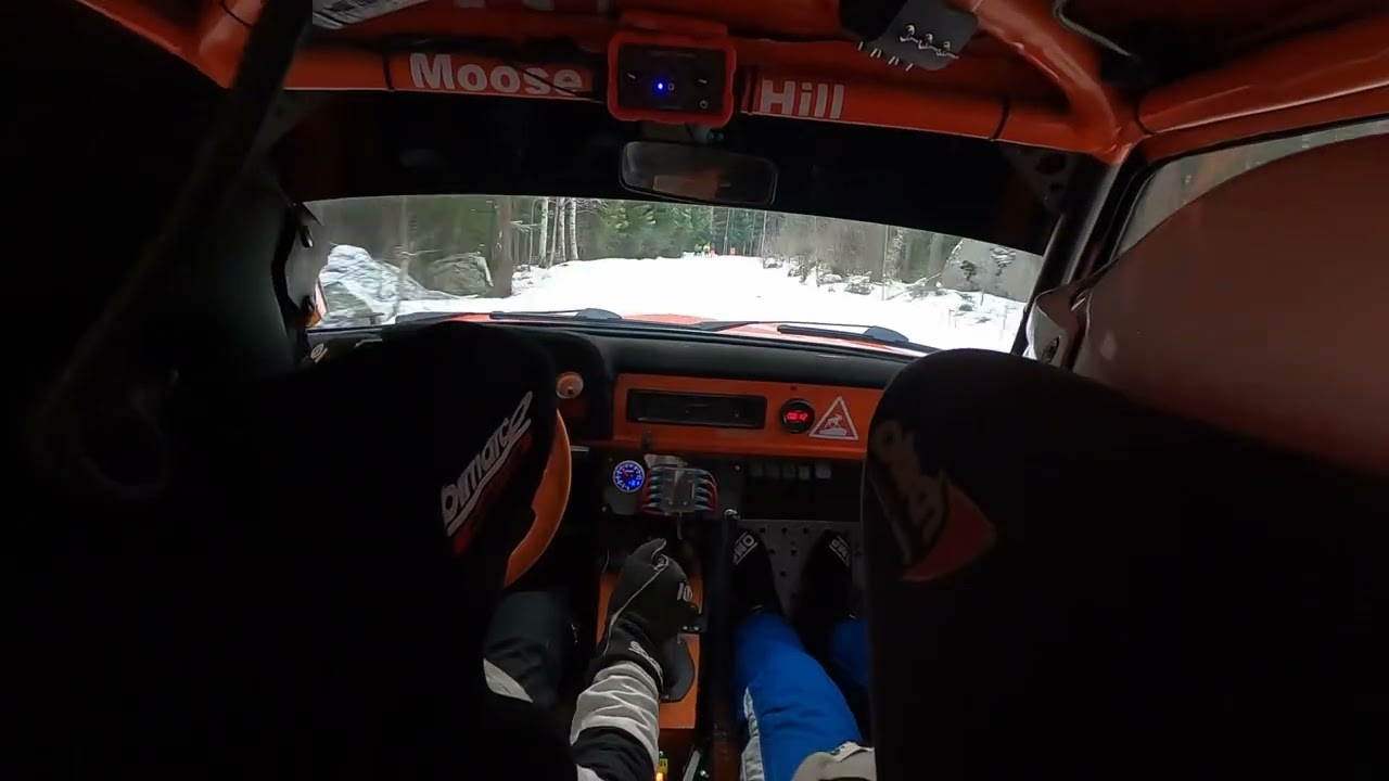 PirkanHovi Rallisprint 1.2.2025 Martti Lähdesmäki Ford Escort RS2000
