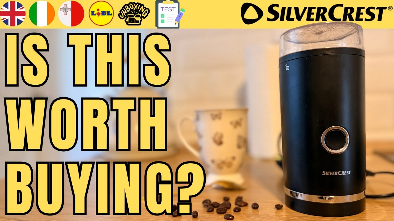 ELECTRIC COFFEE GRINDER SilverCrest SKMS 150 A1 UK ENGLISH IRISH MALTESE IL-LINGWA MALTIJA  LIDL
