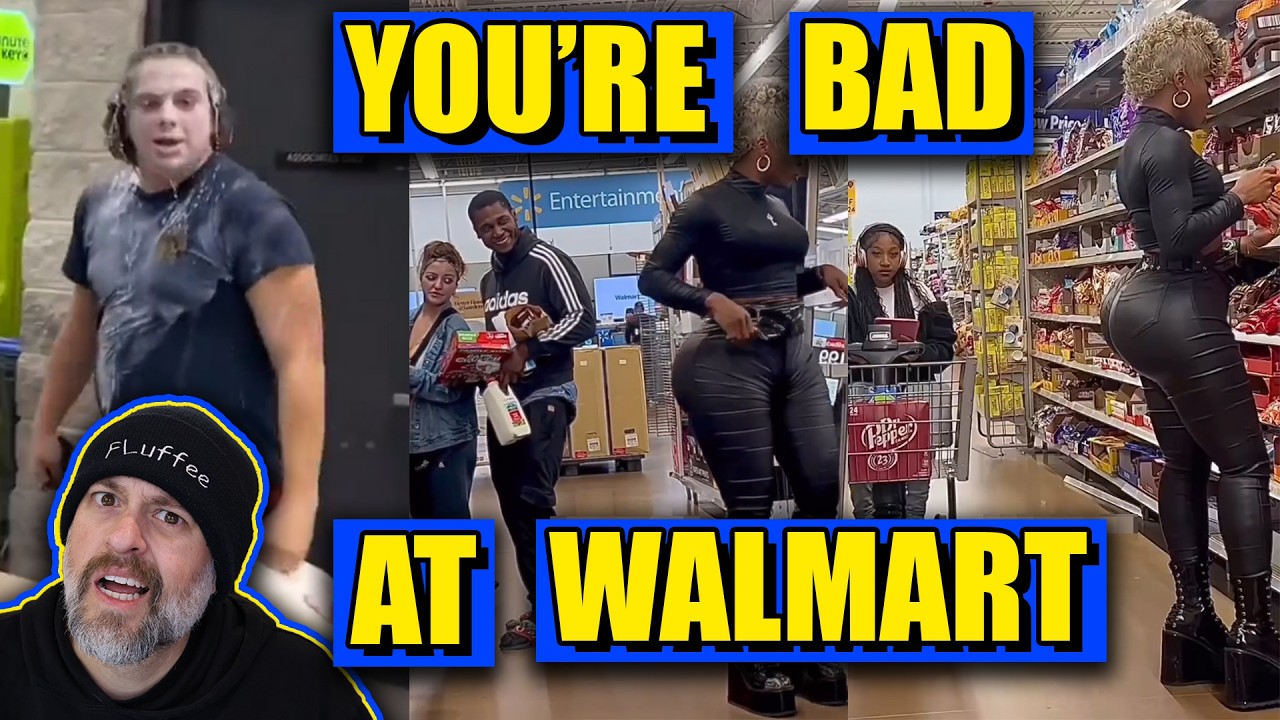 CAUGHT STARING! Why is it always milk? - You're Bad at Walmart! 96