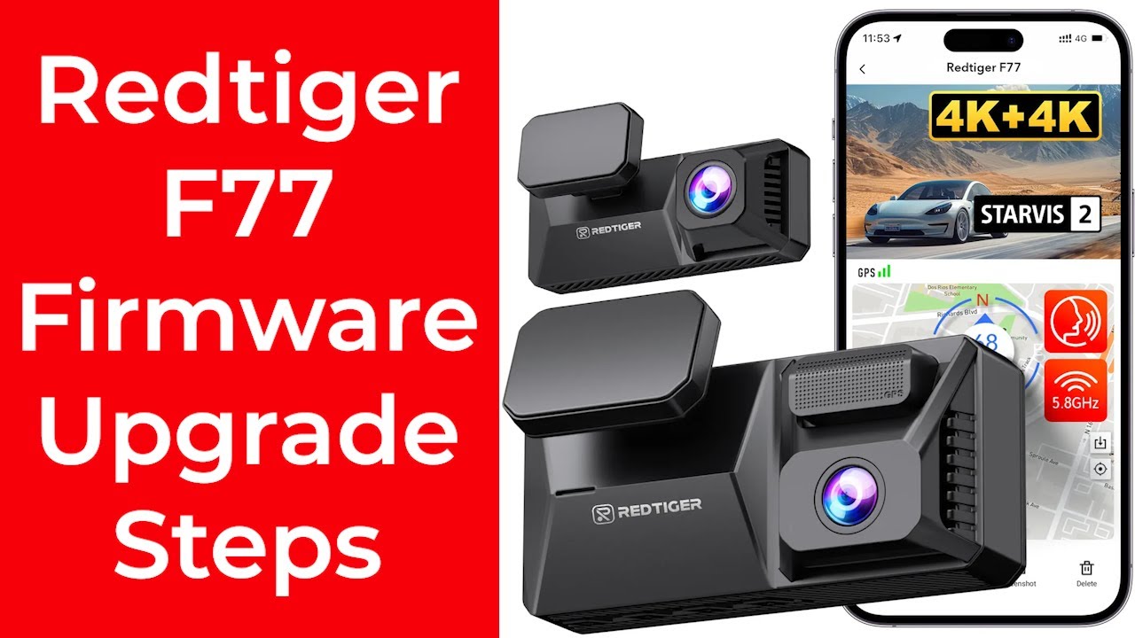 Firmware Update Steps - RedTiger F77 Dash Camera