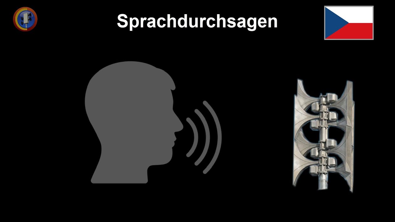 Elektronische Sirenen - Sprachdurchsagen Tschechien