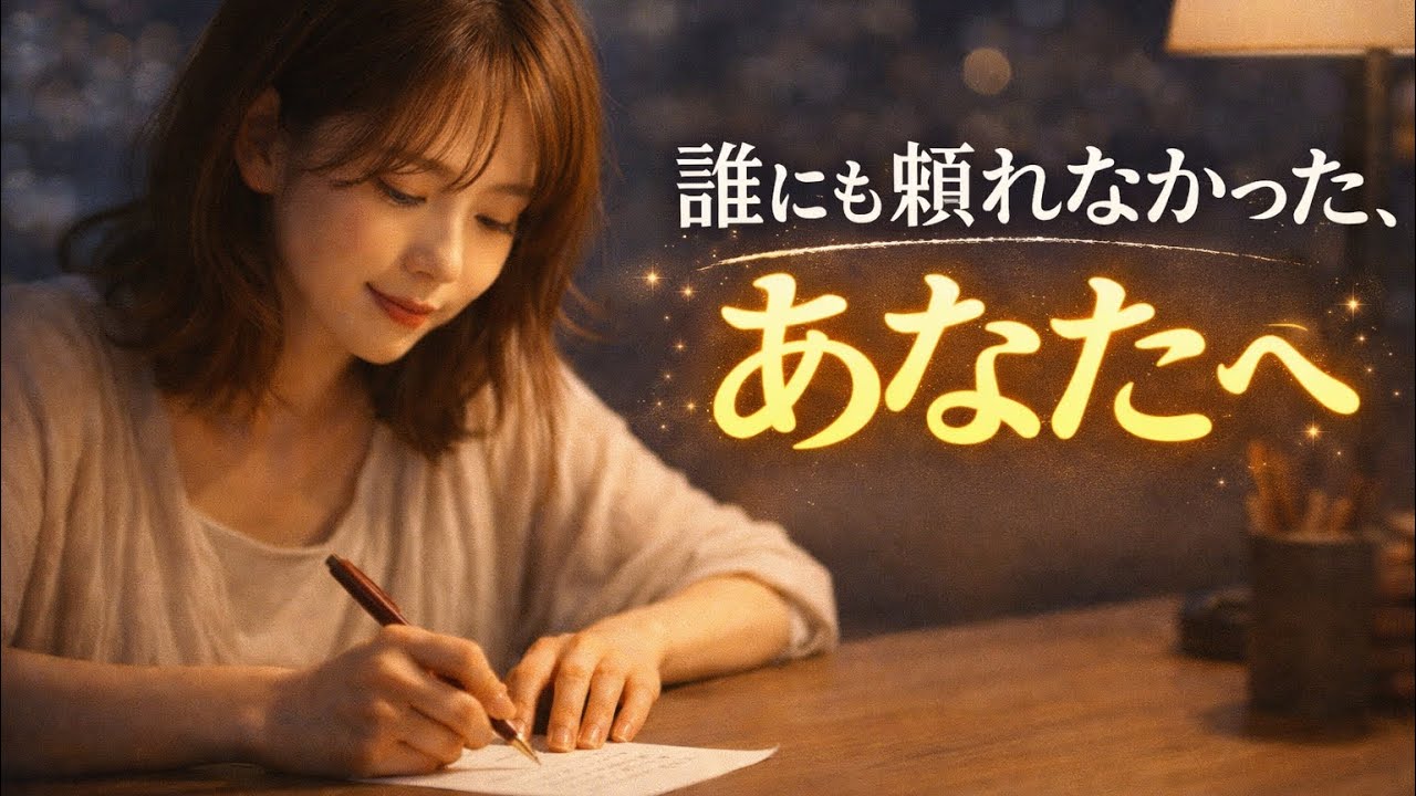 【手紙】誰にも頼れなかった、あなたへ