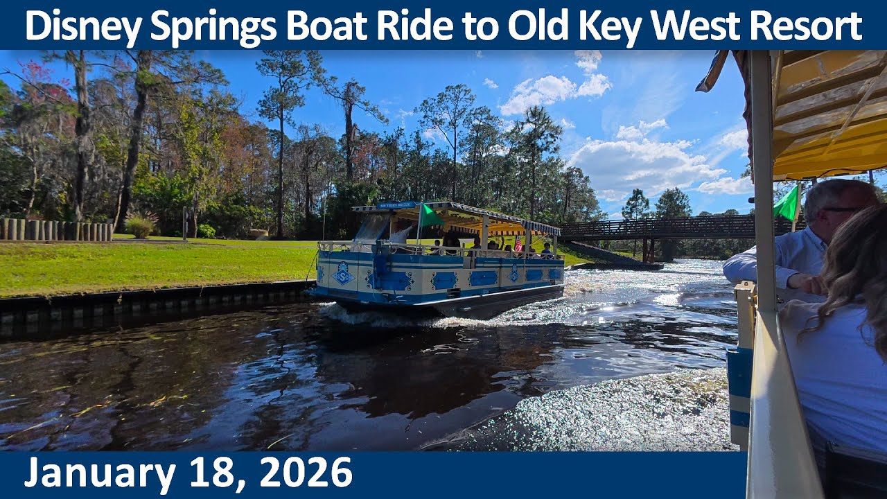 Ride the Boat to Old Key West Resort from Disney Springs at Walt Disney World in Florida