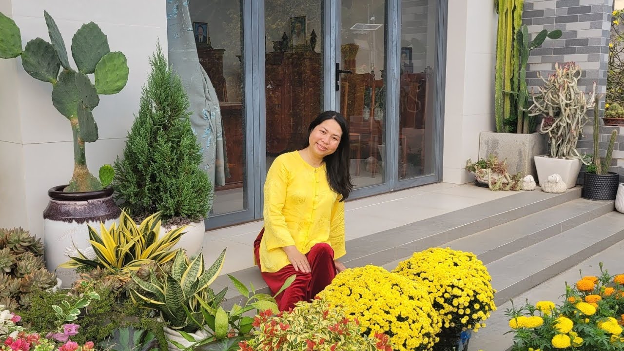 Một góc vườn hoa kiểng Duy Anh vào xuân@nguoimientayo.saigon 