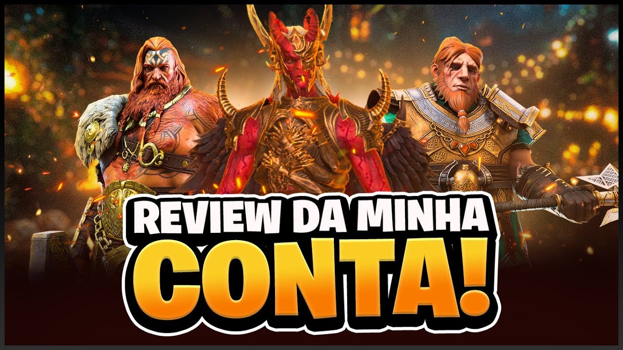 REVIEW COMPLETO DA MINHA CONTA END GAME | Raid Shadow Legends