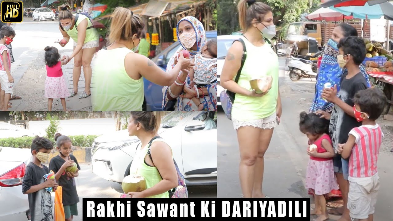 VIRAL VIDEO | Rakhi Sawant helps Poor Kids, offers Food & promise to give Money for School