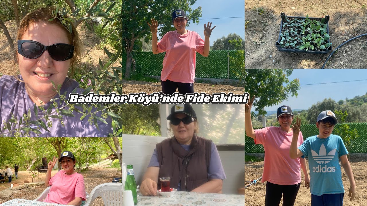 BADEMLER KÖYÜ’NDE FİDE EKİMİ