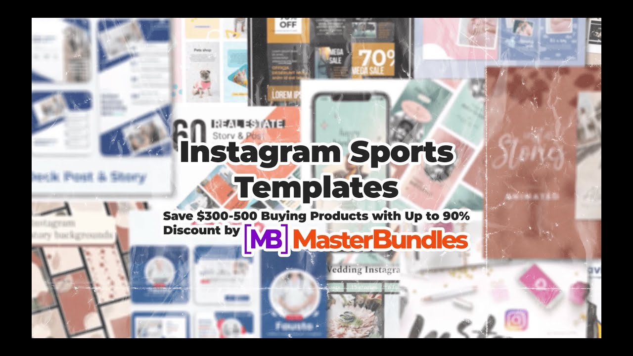 Top Instagram Sports Templates - MasterBundles