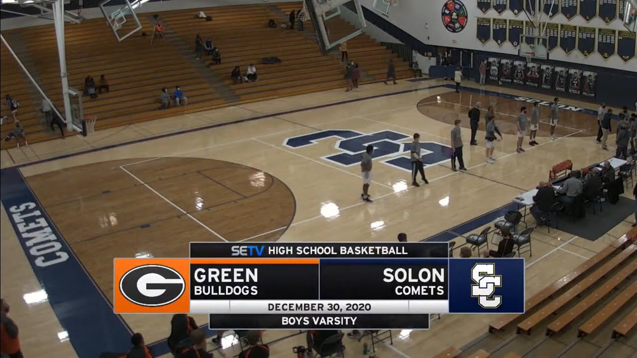 Solon Boys Basketball vs Green-Uniontown 12/30/2020 - Freshman, JV, & Varsity