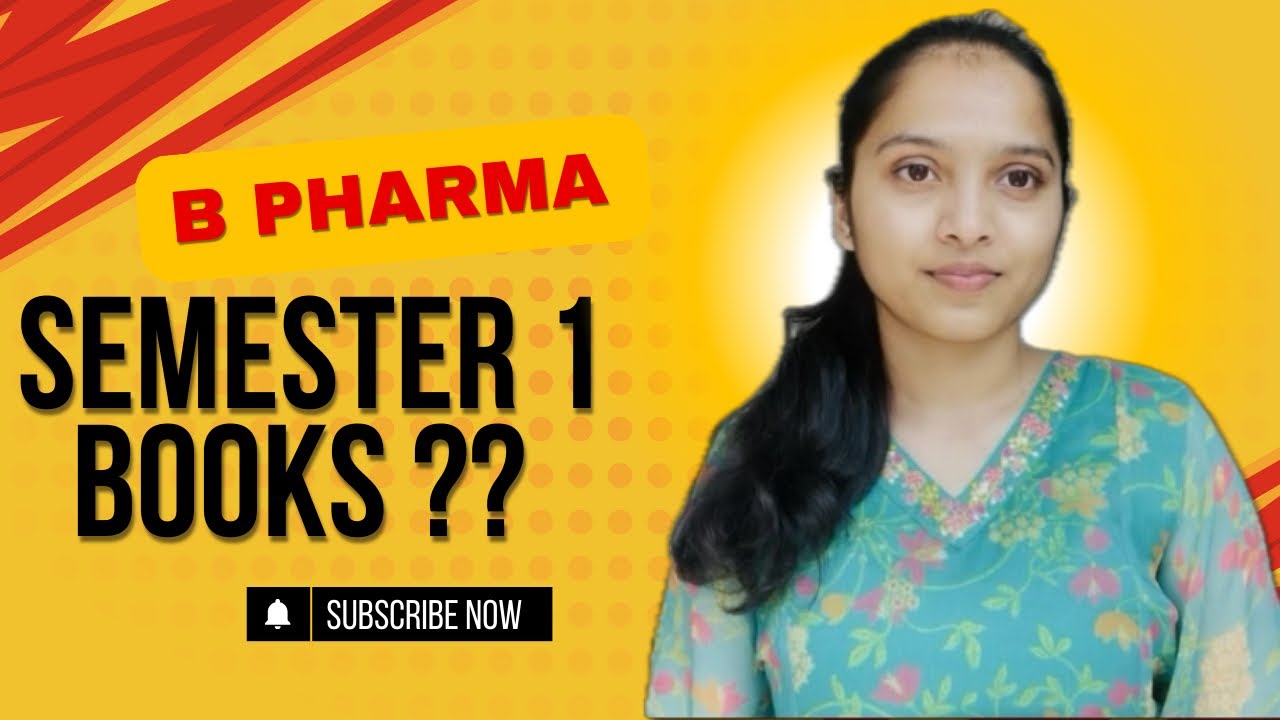 Best Books for B. Pharmacy 1st Semester 📚 | Complete Reference for First Year Pharma Students
