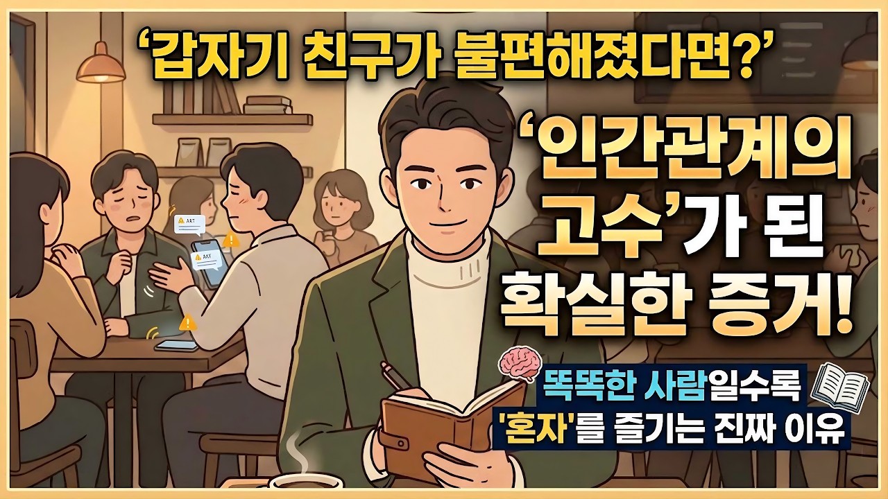 친구가 갑자기 불편해졌나요? 당신의 지능이 높아졌다는 확실한 증거