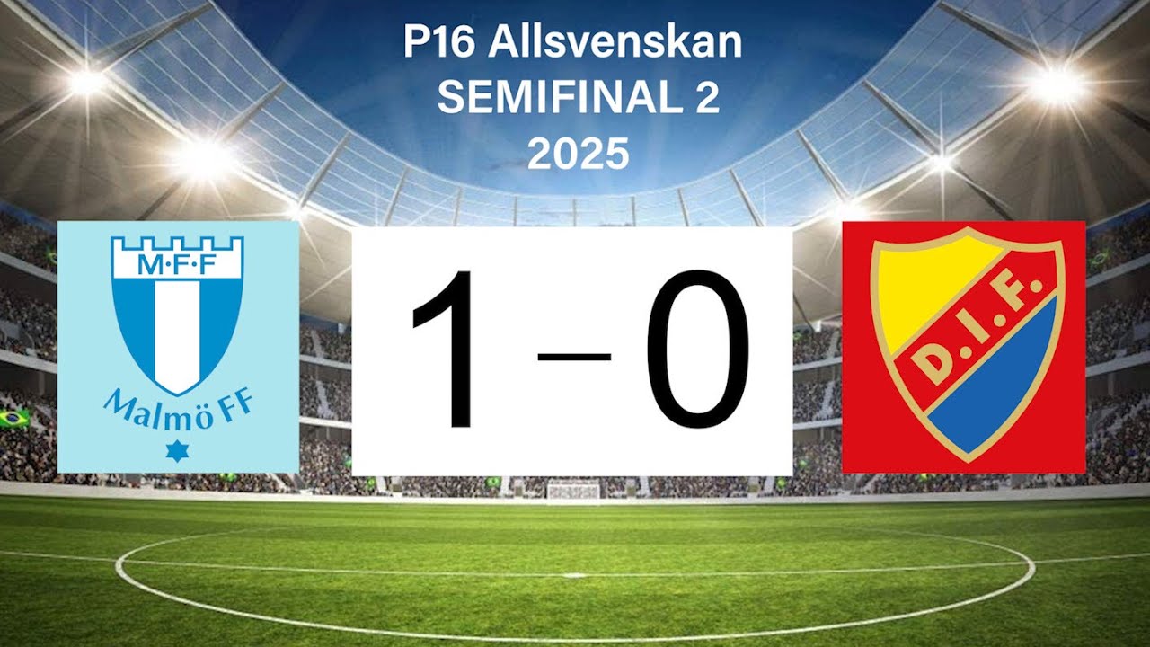 Malmö FF - Djurgårdens IF  (1-0) SM SEMIFINAL 2, P16 2025