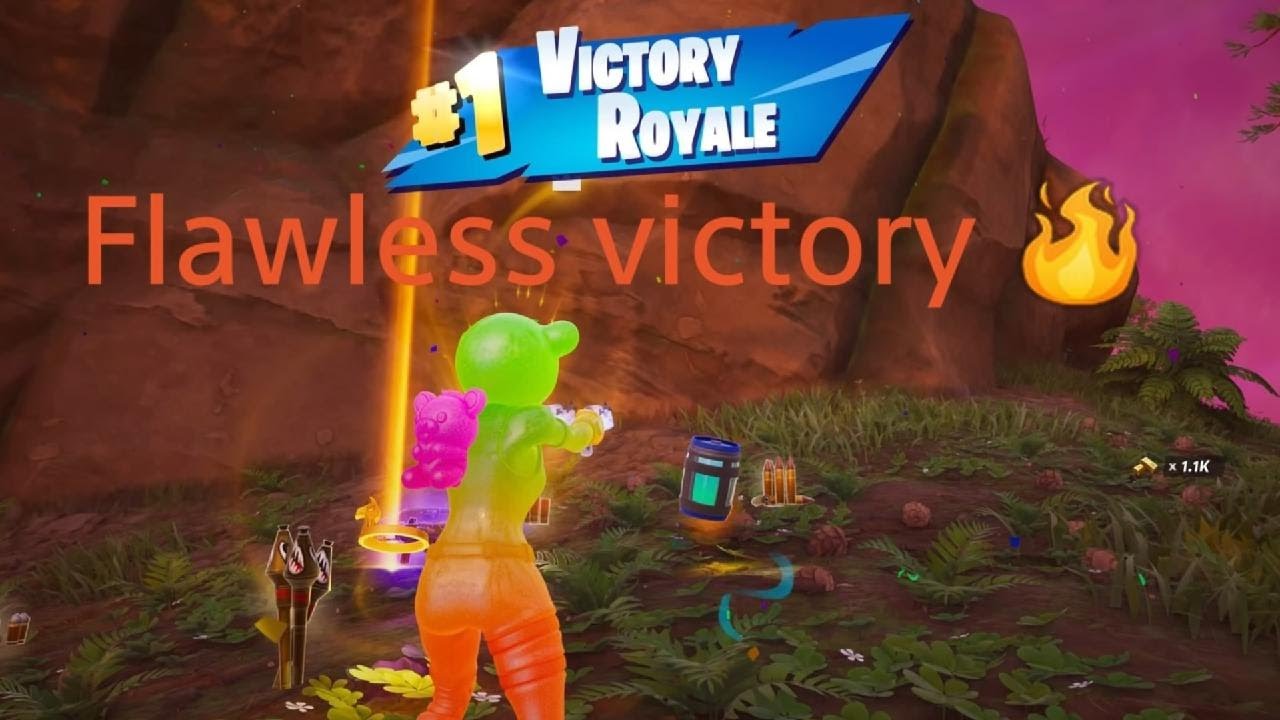 Fortnite win with new skin