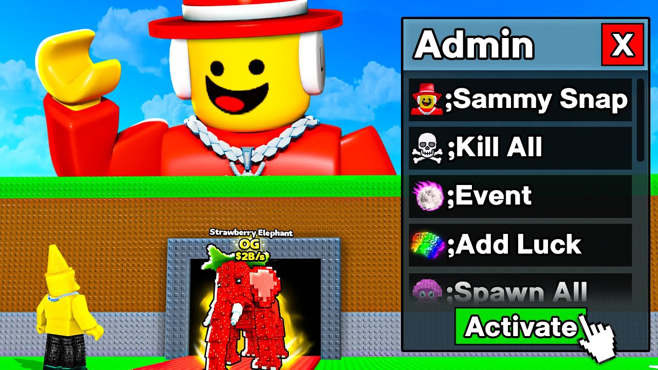 I Hosted ADMIN ABUSE on Steal A Brainrot!