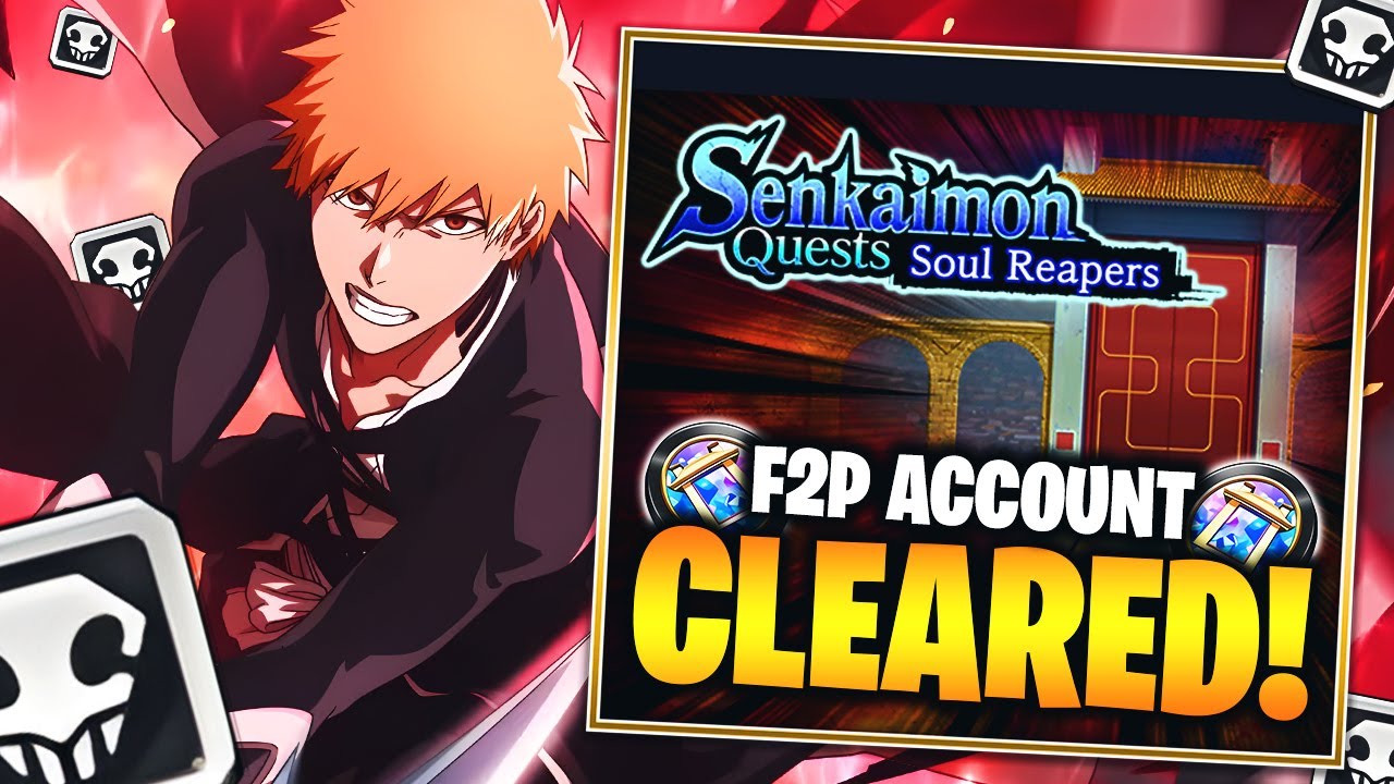BEATING THE NEW SOUL REAPER SENKAIMON QUEST AS A F2P?! Bleach: Brave Souls!