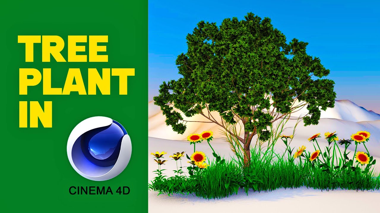 Plant Grow in Cinema 4d with Plugins