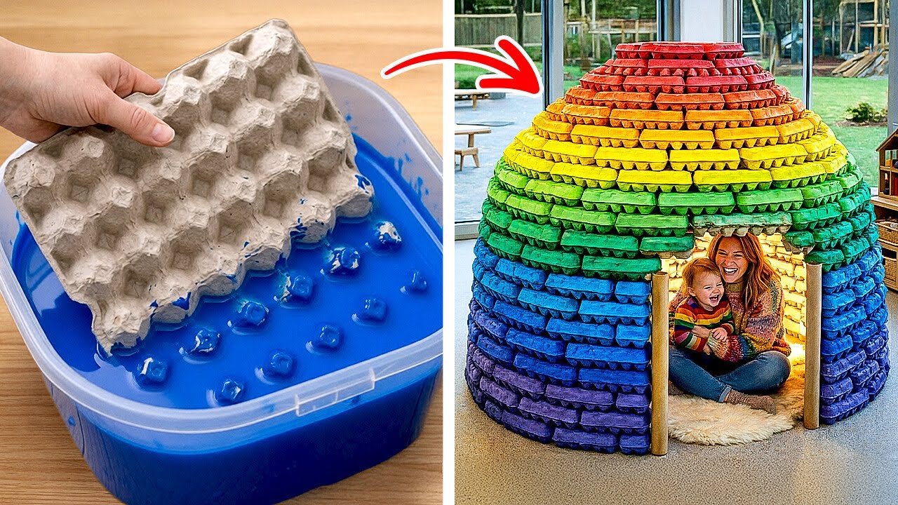 🏡 KREATIF! RUMAH KARDUS UNIK UNTUK DEKORASI KAMAR DIY! 🎨✨